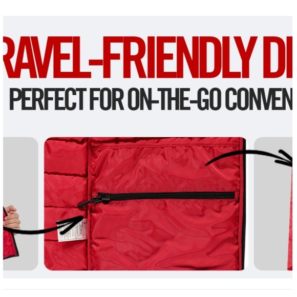 Spyder Men's Hooded Puffer Packable Jacket In 'Electric Blue'. NWT. - Picture 10 of 11